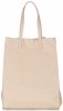 Bőr táska shopper bag Vittoria Gotti bézs V8622